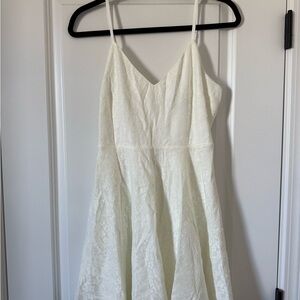 Lulu's Ivory Lace Dress